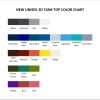 tank top color chart - Kane Brown Shop