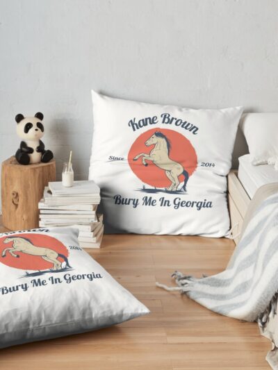 Kane Brown  Horse Throw Pillow Official Kane Brown Merch